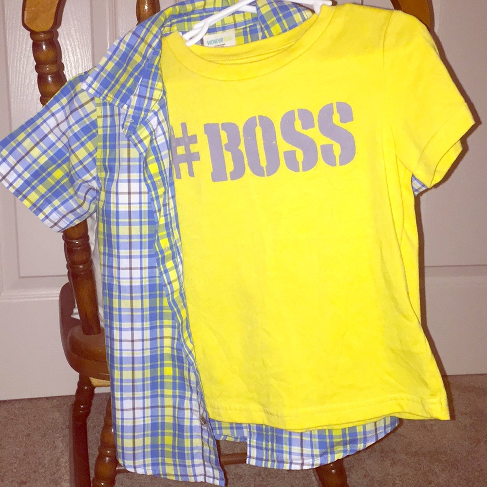 2-Piece WonderKids Shirt Set, Size 4T
